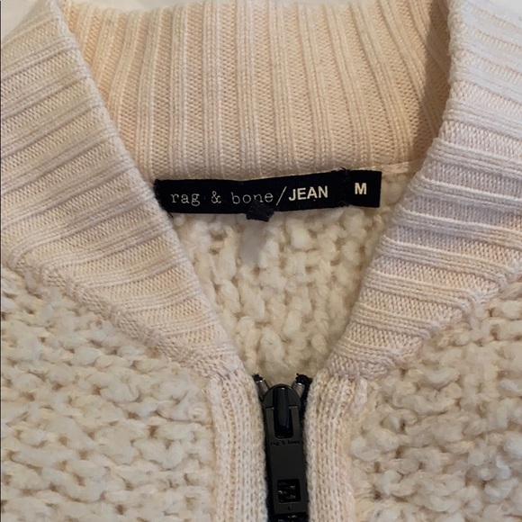 Rag and Bone Wool Zip Up Jacket - Picture 2 of 4